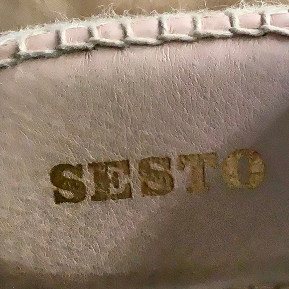 Blue suede slip on espadrilles - Picture 5 of 6